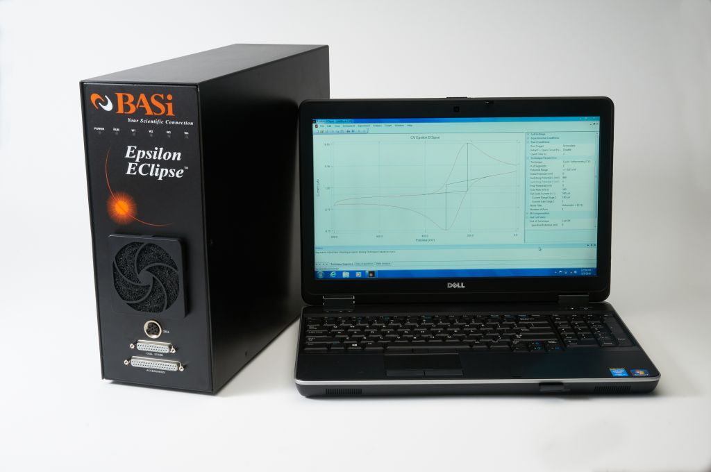 BASi Epsilon EClipse Potentiostat Galvanostat Electrochemical Analyzer With Computer.jpg